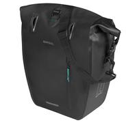 Sacoche arriere velo laterale basil rivo waterproof 25-31l noir fixation mik hoo