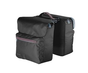 Sacoche arrière vélo Racktime Ture 2.0 Snapit 2.0 Noir/Violet Noir
