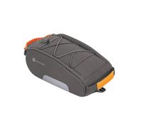 SACOCHE ARRIERE VELO RACKTIME YOSHI GRISE FIXATION PORTE BAGAGE (L 30cm x L