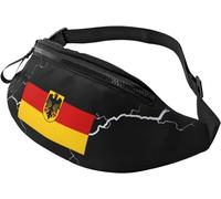 Sacoche Banane Deutschland Allemagne Et Drapeau, Sac De Sport Vélo Réglable Sac À La Taille Léger Sac De Taille pour Running Cyclisme D'Entraînement