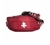 Kappa 222 Banda Anais FC Metz, Sac Banane Mixte, Rouge Grenat/Noir, Taille Unique