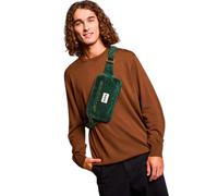 Sacoche banane Hindbag Harry velours Vert 24x14x2 cm