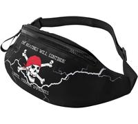 Sacoche Banane Les Coups Continueront Jusqu'À Ce Que Le Moral des Pirates S'Améliore, Sac Poitrine Sport Multifonction Sac De Sport Loisir Sac À La Taille pour Camping Femme Homme