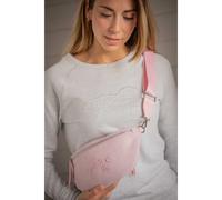 Sacoche banane Pénélope Chevron Rose TU