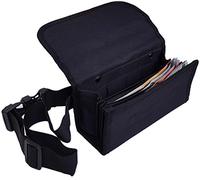 Sacoche Banane Serveur en Toile Polyester-Portefeuille Serveur Restauration Pratique-Vendue sans Monnayeur-1 Poche Zip intérieure-Fermeture par Aimants- Bars, Commerçants, Restaurants, Forains