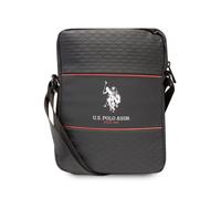 Sacoche bandoulière 10' Modèle Middle Stripe U.S Polo Noir Noir