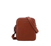 Sacoche bandoulière - Arthur et Aston - Cuir vachette - Cognac - 22x19x7 cm