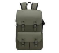 Sacoche bandoulière étanche antivol Grande capacité en Cuir Compatible avec Les appareils Photo Reflex SLR, idéale for Le Tournage de Drones et l'externalisation matériel(Green)