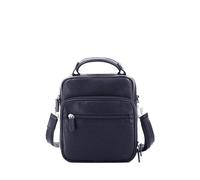 Hexagona - Baisenville - Compatible téléphone Portable - pour Homme - Collection Confort - Marine - en Cuir
