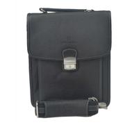 Hexagona - Baisenville - Compatible téléphone Portable - pour Homme - Collection Confort - Noir - en Cuir