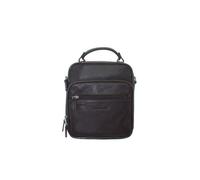 Sacoche bandoulière Hexagona en cuir ref xga33913-marron-foncé