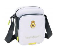 Safta Sacoche Real Madrid 25/26 Mini Crossbody – bandoulière réglable, 2 zips – taille unique