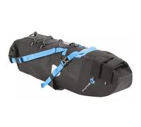 Sacoche bikepacking étanche sous selle vélo 11L ( Noir / Bleu / 11 L )