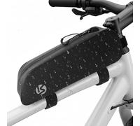Sacoche Cadre Vélo 1,2L, Étanche Avant Velo Pochette Sac, Double Système de Fixation, Design Profilé, Compatible avec Vélos Gravel, Vélos de Route et VTT