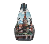 Sacoche Cathédrale Saint-Basile-Le-Bienheureux De Moscou Sac Multifonctionnel Pochette Epaule Multifonction Sac À Main pour Camping Randonnée Plein Air