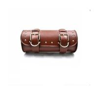 Sacoche Cavaliere Moto pour Sportster pour Touring pour Softail pour Dyna pour Road pour King Sacoche De Fourche De Moto Sacoches en Cuir(Brown)