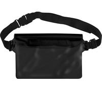 Sacoche ceinture étanche pour smartphones, poche ventrale avec ceinture - Noir