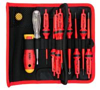 Sacoche ceinture Felo E-smart Slim VDE 12 pcs. SL/PH/PZ/TORX