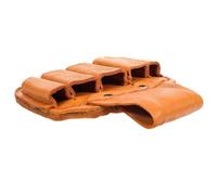Sacoche Ceinture Outils en Cuir de Vache, pour Électricien, Orange | Pochette Spacieuse, Protection Adéquate, Transport Facile, Usage Atelier ou Fleuriste, Organisation Pratique