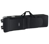 Sacoche Classic Cantabile Pour Clavier G2 - avec roulettes trolley - 138 x 36,5 x 17 cm - 2 grandes poches extérieures - noir