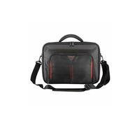 Targus Sacoche Clamshell Classic+ 13–14,1 pouces pour ordinateur portable Noir/Rouge