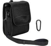 Sacoche compacte avec bandoulière réglable pour Sony ZV1 ZV1II ZV1F RX100 Series,Ricoh GRIV GRIIIx GRIII GRII GR & Powershot G7X G5XII SX720 (13 x 8 x 5 cm) Noir