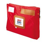 Sacoche courrier à soufflet Alba - Rouge