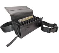 Sacoche Cuir Monnayeur Pièces Euro - Portefeuille Serveur Restauration Pratique - Pochette Caisse Monnaie Billets Pièces - Serveur - Fermeture Aimant- Bars, Restaurants (MONNAYEUR 5P Transparent)