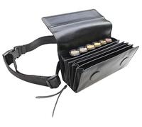 Sacoche Cuir Monnayeur Pièces Euro - Portefeuille Serveur Restauration Pratique - Pochette Caisse Monnaie Billets Pièces - Serveur - Fermeture Aimant- Bars, Restaurants (MONNAYEUR 6 Pieces)