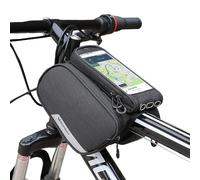 Sacoche de cadre de vélo + étui amovible pour téléphone jusqu'à 6,5 pouces, 1,5