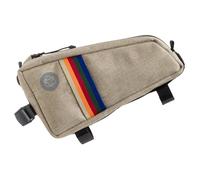 Sacoche de cadre étanche Agu Venture sur tube horizontal 0.7 L ( Beige / Anthracite / 0.7 L )