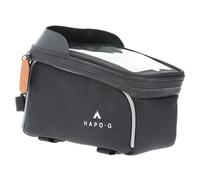 Sacoche de cadre pour smartphone avec pare-soleil Hapo-G ( Noir )