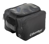 Columbus Sacoche de cadre vélo Bike Frame Bag+ - 2L avec housse téléphone - Noir