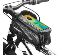 Sacoche de Cadre Velo - Support Telephone Velo - avec Housse de Pluie Étanche, pour Jusqu’à Téléphone de 7.2""