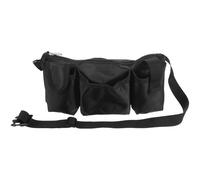Sacoche de Ceinture à Outils de Nettoyage Noir en Toile | Poches Multiples, Mains Dégagées et Grosse Capacité, Résistante à Déchirure, pour Chiffons et Téléphone