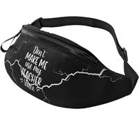 Sacoche De Ceinture Ne Me Force Pas À Utiliser Ma Voix De Professeur, Sac Sacoche Banane Unisexe Fanny Pack Léger Sac Banane pour Activités Alpinisme Femme