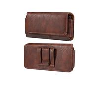 Sacoche de Ceinture pour Téléphone Portable Cuir, Étui de Transport pour Téléphone Homme, Petite Pochette Ceinture Cuir Poche Sac Banane de Randonnée Portefeuille Porte-Cartes en Holster Clip Coque