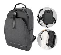 Sacoche de coffre de vélo, sac à dos de vélo avec cadre, 2 en 1, 30 l, noir