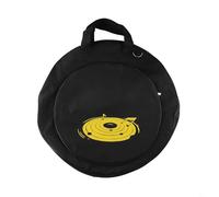 Sacoche de Cymbale Professionnelle 21 Pouces Accessoires Batterie Imperméable Nylon Oxford 600D Grande Capacité 54*42*13cm Noir