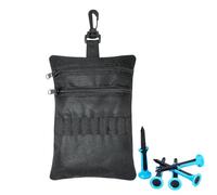 Sacoche De Golf - Petits Articles Porte Tee Stockage Ceinture - Avec Pochette À Fermeture Éclair Pour Accessoires De Golf | Pour Ceinture Sac À Dos Entraînement Extérieur Pratique Voyage Salle De Spor