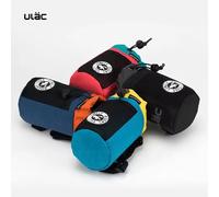 Sacoche de guidon C-HOLD pour vélo, porte-bouteille, sacoche de rangement pour collations, pour le bikepacking, le tourisme, les trajets quotidiens, pochette isotherme pour bouilloire PB2 Black-Grey