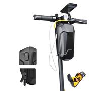 Sacoche de guidon de 4 l pour scooter électrique, avec port de charge USB, compatible avec Segway Ninebot, Xiaomi, Evercross, sac de transport rigide et étanche, accessoire idéal pour scooter