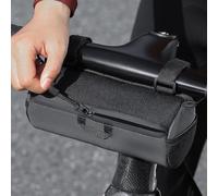 Sacoche de guidon de vélo avec matériau réfléchissant haute visibilité, compact mais spacieux, capacité de 1 L, reste en place