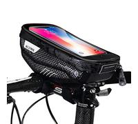 Sacoche de guidon de vélo, support de téléphone de vélo, étanche, pour iPhone 11 Pro Max XS Max XR X 8 7 6S 6 Plus Samsung smartphones de moins de 6,5"