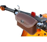 Sacoche de guidon en cuir marron pour Simson Schwalbe KR50 KR51 KR51/1 KR51/2