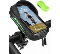Sacoche De Guidon Vélo,Support Téléphone Velo Moto Etanche Avec Housse De Pluie Espace Rangement Rotation 360 Porte Téléphone Vélo Vtt Cyclisme Sous 6.5 Pouces.[O438]