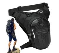 Sacoche De Jambe Moto, Capacité Extensible, Coque EVA, Sac Banane Femme Homme Avec Bande Réfléchissante, Multifontion Moto Drop Leg Bag Avec Sangle De Jambe Amovible Pour Femme Homme, Cyclisme