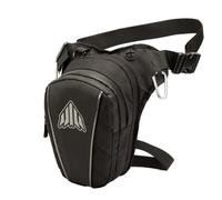 Sacoche De Jambe Moto Étanche Hanche Moto Sac en Plein Air Sport Cuisse Taille Pack Biker Vélo Jambe À Dos(Gray)