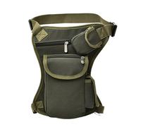 Sacoche De Jambe Moto Hommes Toile Goutte Taille Sacs Jambe Pack Sac Hommes Ceinture vélo et Moto Argent Ceinture Fanny Pack for Le Travail Sacoche Moto Jambe(1)