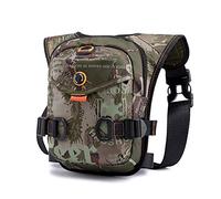 Sacoche de Jambe Moto Mototourisme Hommes en Nylon/imperméable Oxford Tour de Jambe Sac de Taille Goutte Hanche Sac à bandoulière Messenger Fanny Leg Bag Moto (Color : 1)